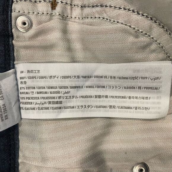 Abercrombie & Fitch Simone High Rise Super Skinny Jeans Size 4L 27 Dark Wash - Picture 10 of 11